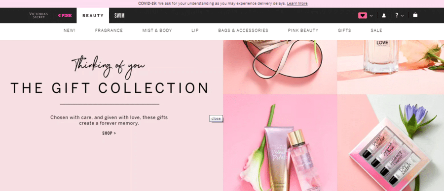 Pink website