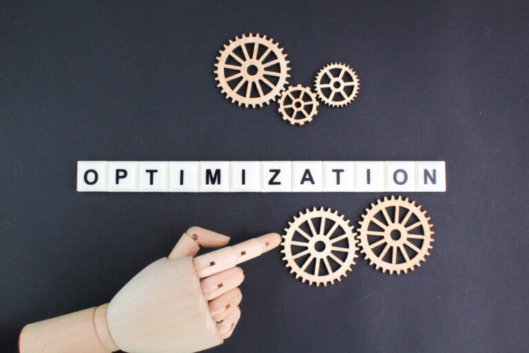 Graphic showing website optimization